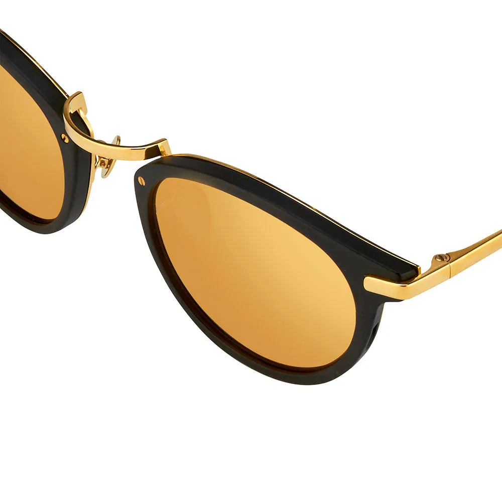 Linda Farrow 512 C1 Oval Sunglasses sold by Linda Farrow product image thumbnail 4