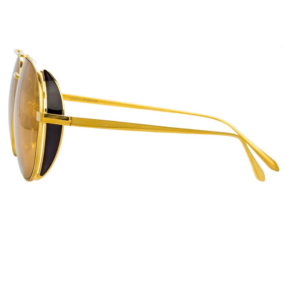Linda Farrow Elgin C2 Aviator Sunglasses sold by Linda Farrow product image thumbnail 3