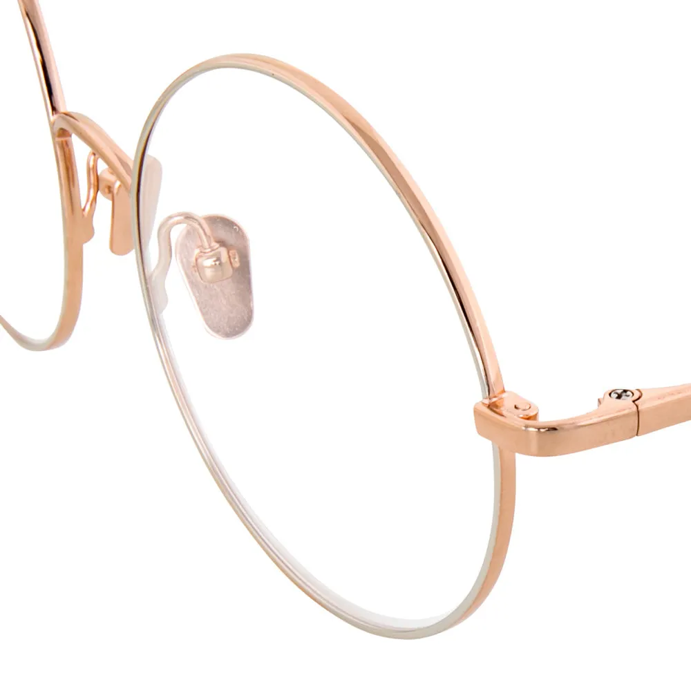 Linda Farrow 647 C9 Round Optical Frame sold by Linda Farrow product image thumbnail 5