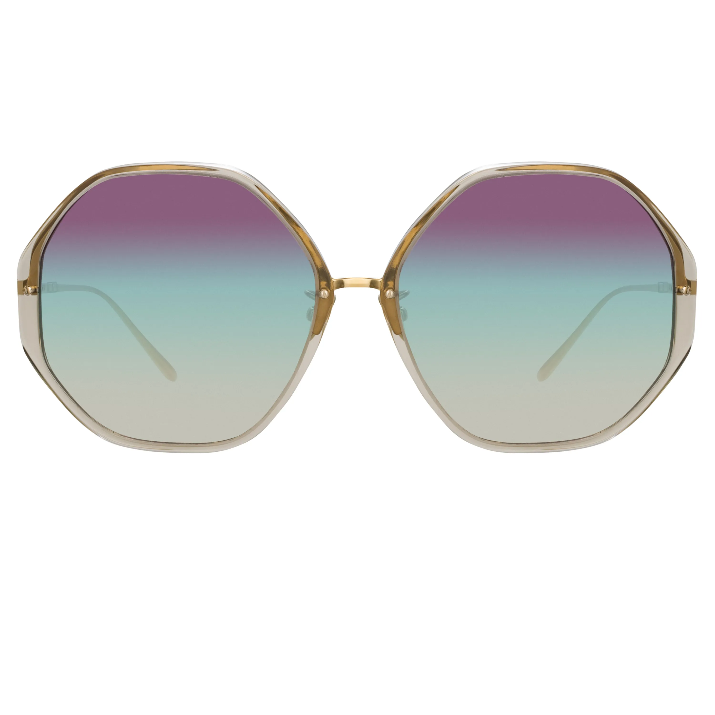 Alona Oversized Sunglasses in Truffle sold by Linda Farrow