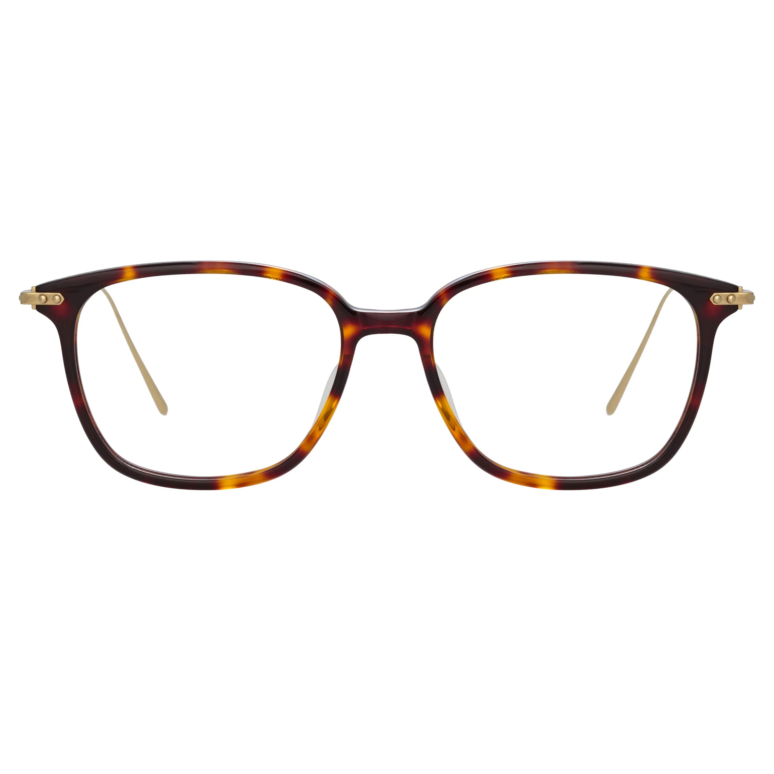Coffey A Rectangular Optical Frame in Tortoiseshell sold by Linda Farrow
