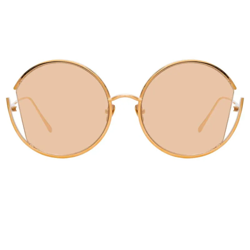 Linda Farrow Quarry C6 Round Sunglasses sold by Linda Farrow