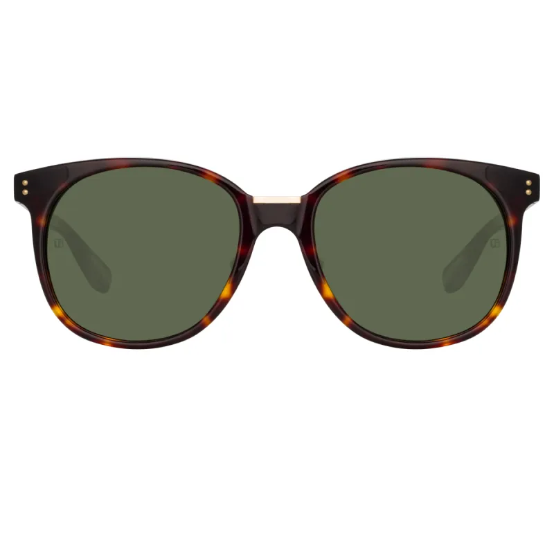 Men's Palla D-Frame Sunglasses in Tortoiseshell sold by Linda Farrow