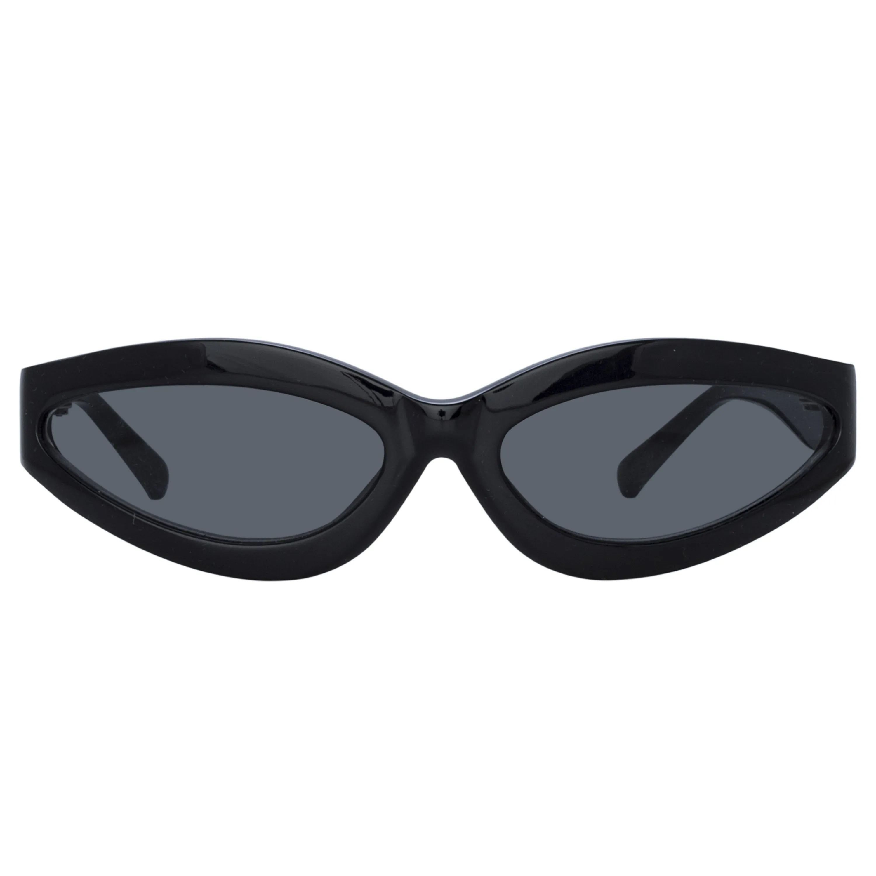 Agnes Wrap Sunglasses in Black sold by Linda Farrow product image thumbnail 2