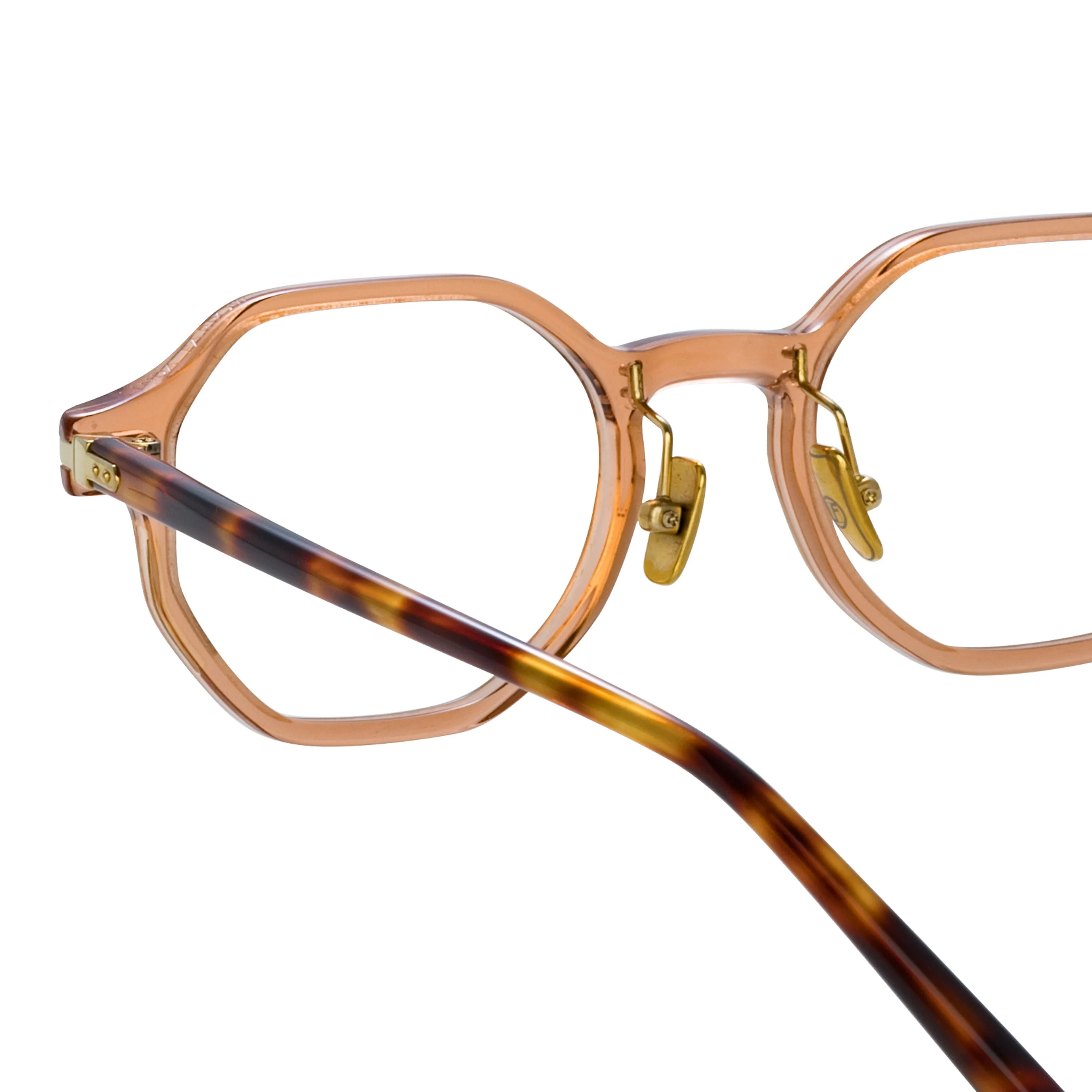 Men's Axis Angular Optical Frame in Toffee (Asian Fit) sold by Linda Farrow product image thumbnail 5