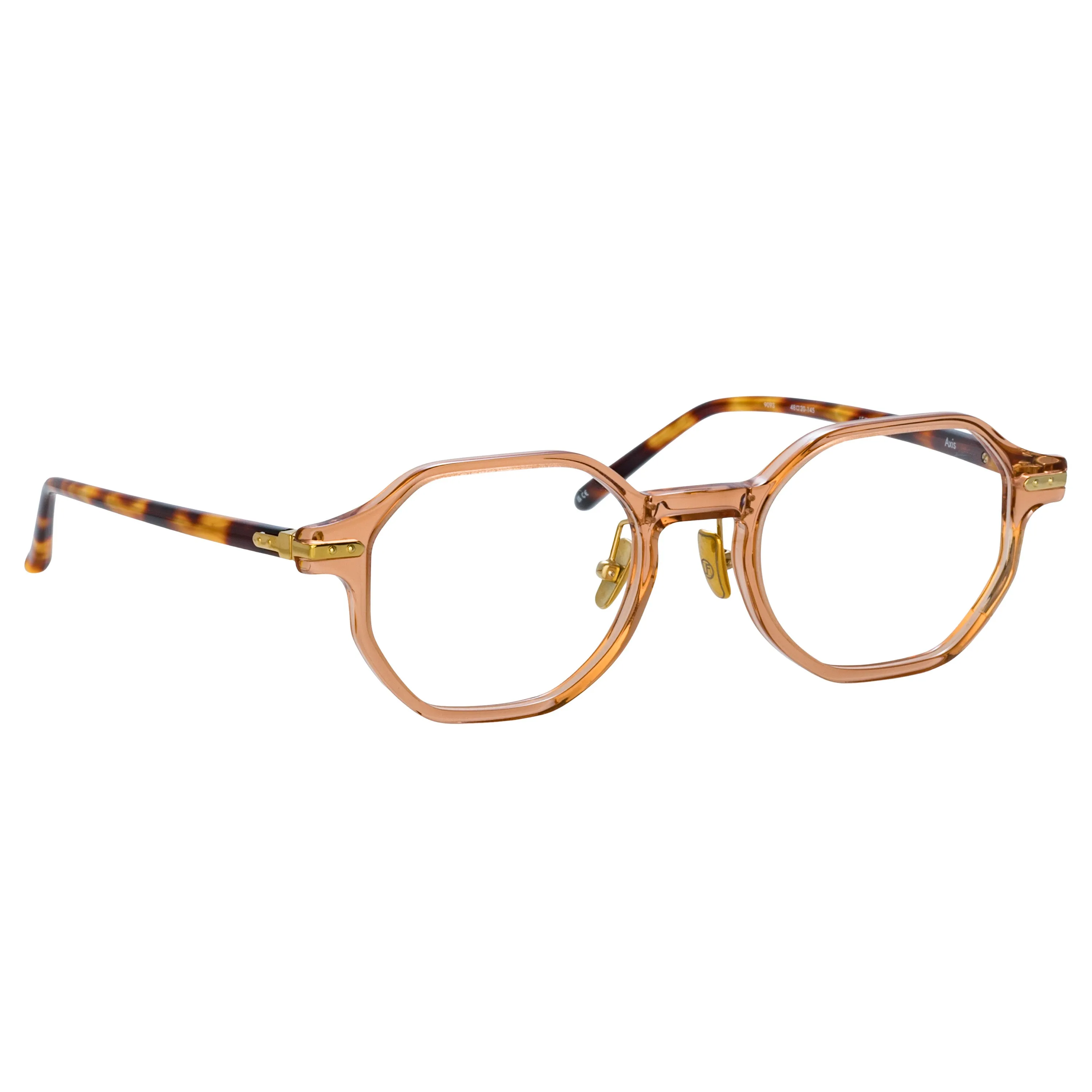 Men's Axis Angular Optical Frame in Toffee (Asian Fit) sold by Linda Farrow product image thumbnail 3