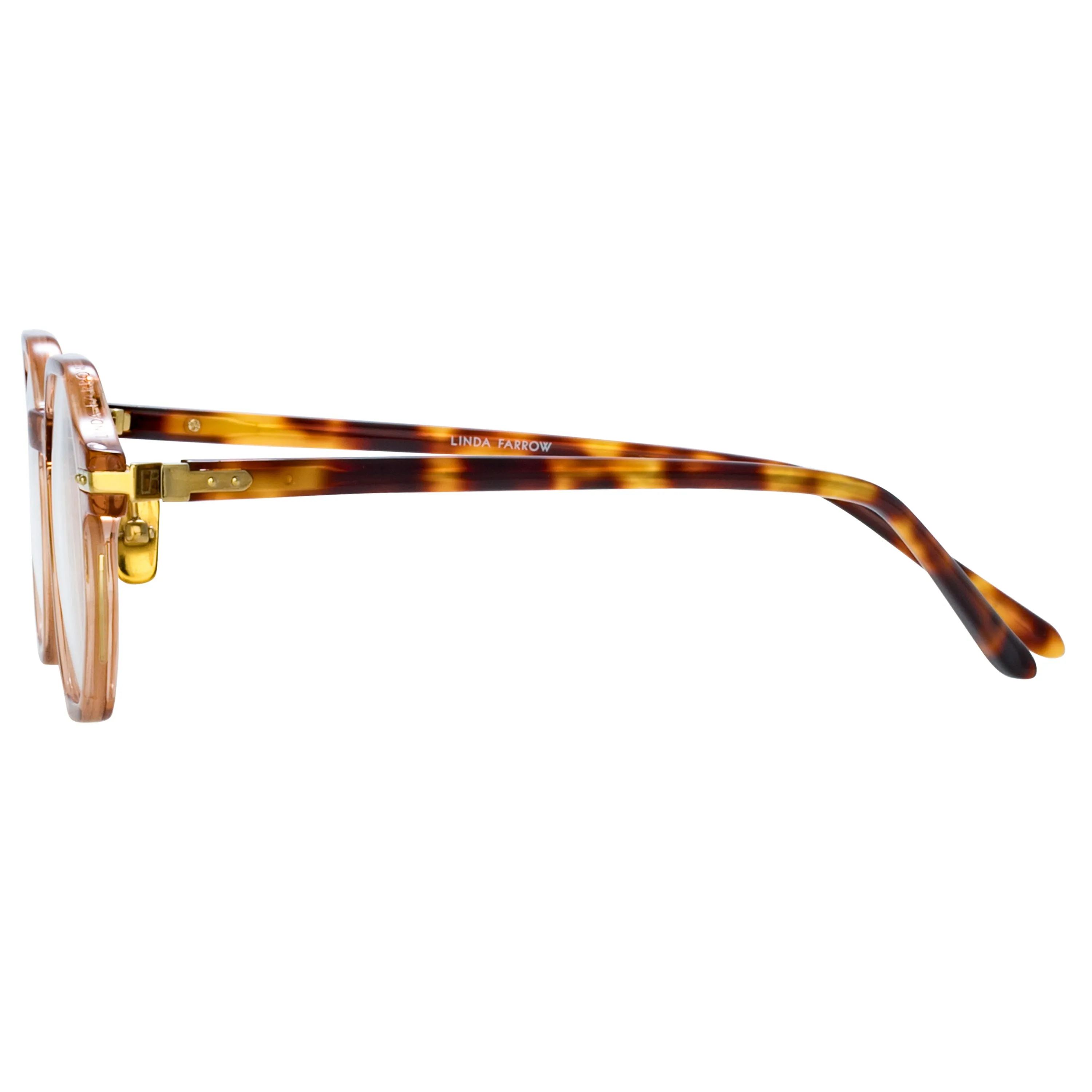 Men's Axis Angular Optical Frame in Toffee (Asian Fit) sold by Linda Farrow product image thumbnail 4