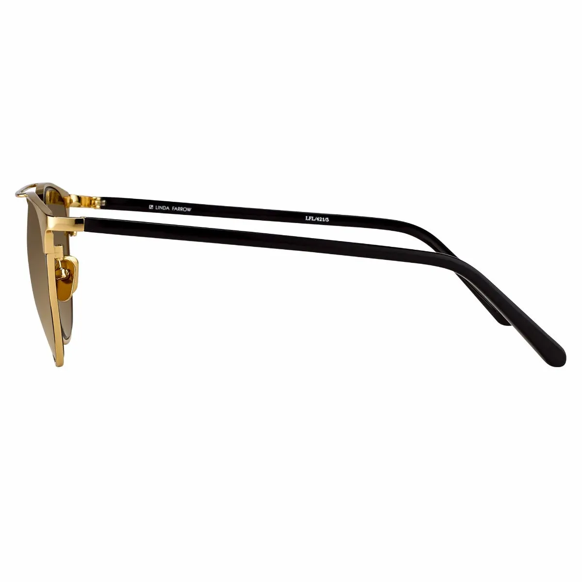 Linda Farrow 421 C5 Browline Sunglasses sold by Linda Farrow product image thumbnail 3