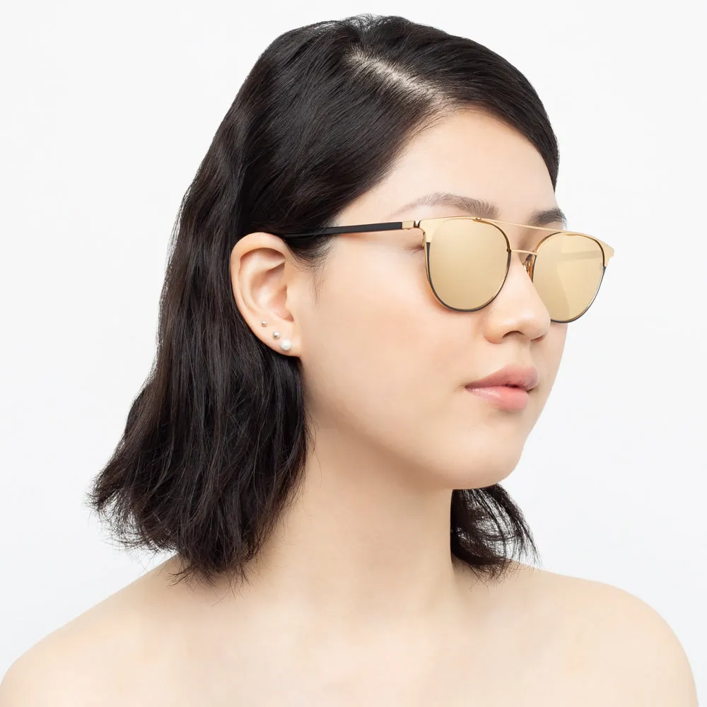 Linda Farrow 421 C5 Browline Sunglasses sold by Linda Farrow product image thumbnail 5