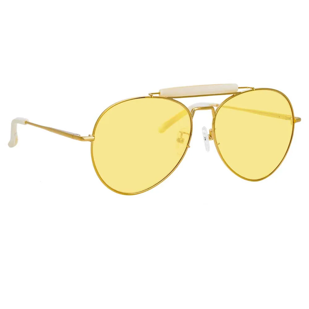 Dries Van Noten 187 C2 Aviator Sunglasses sold by Linda Farrow