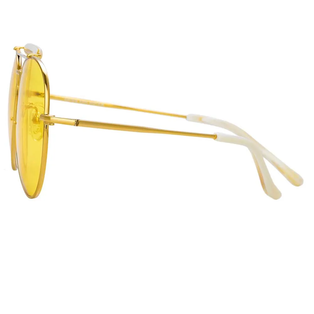 Dries Van Noten 187 C2 Aviator Sunglasses sold by Linda Farrow product image thumbnail 3