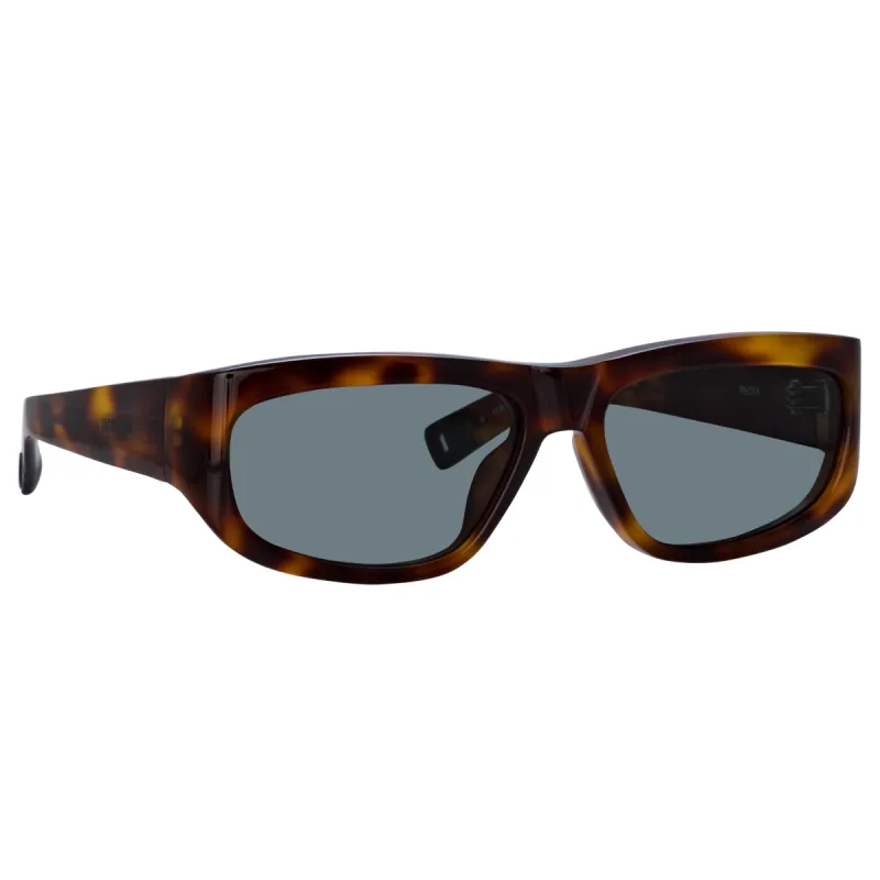 Pilota D-Frame Sunglasses in Tortoiseshell by Jacquemus sold by Linda Farrow