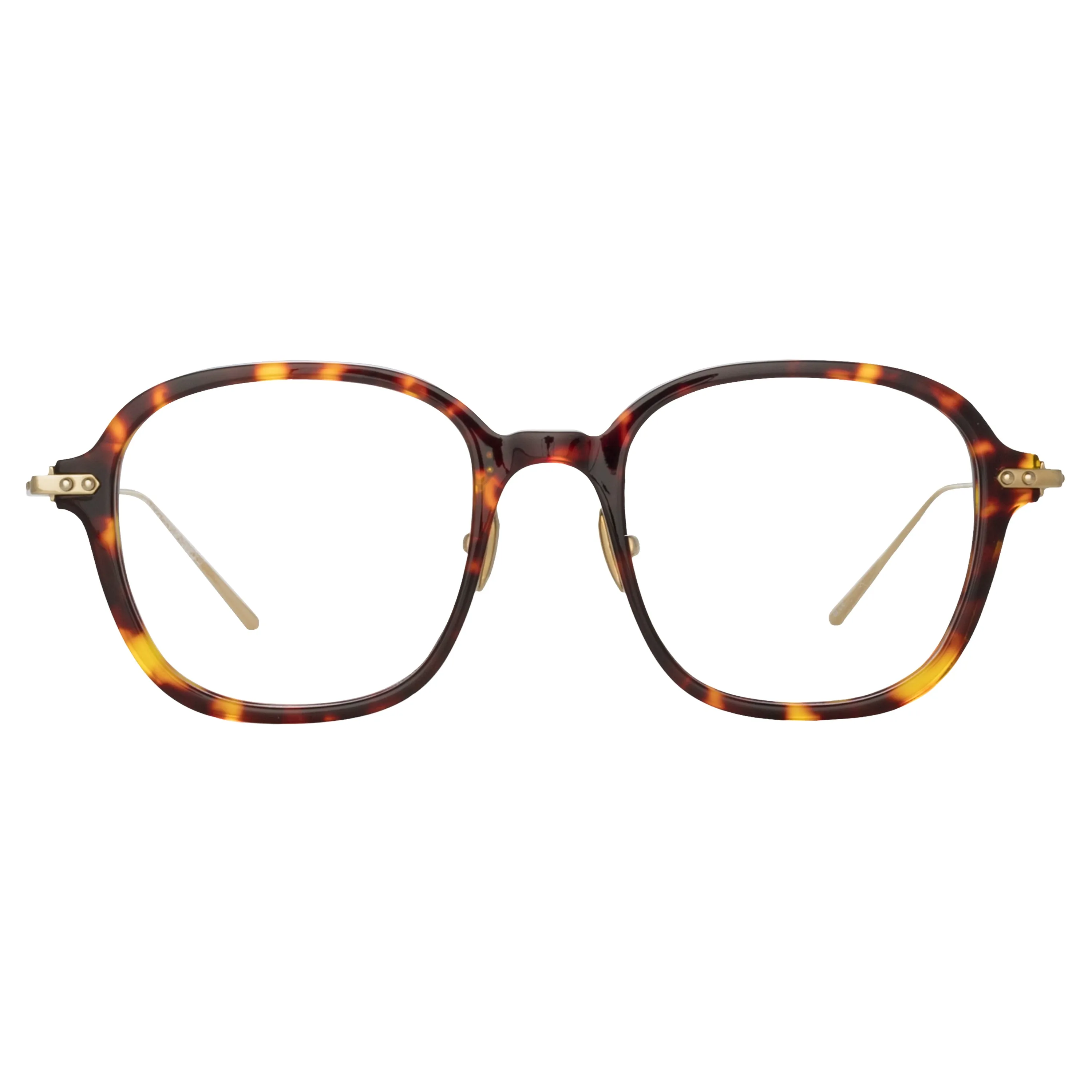Lane Square Optical Frame in Tortoiseshell (Asian Fit) sold by Linda Farrow product image thumbnail 3