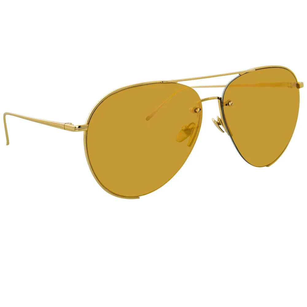 Linda Farrow 624 C1 Aviator Sunglasses sold by Linda Farrow