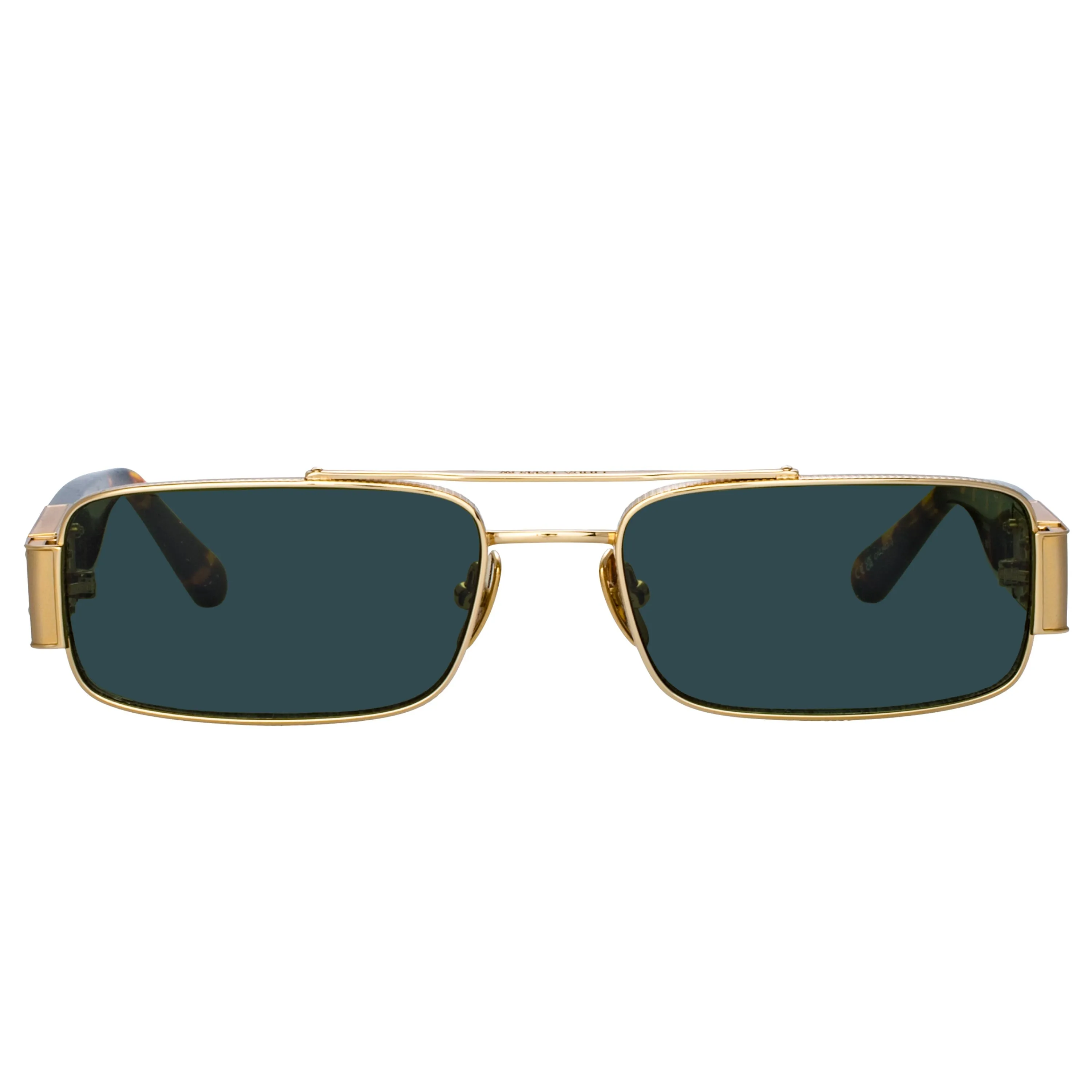 Joey Rectangular Sunglasses in Tortoiseshell sold by Linda Farrow product image thumbnail 2