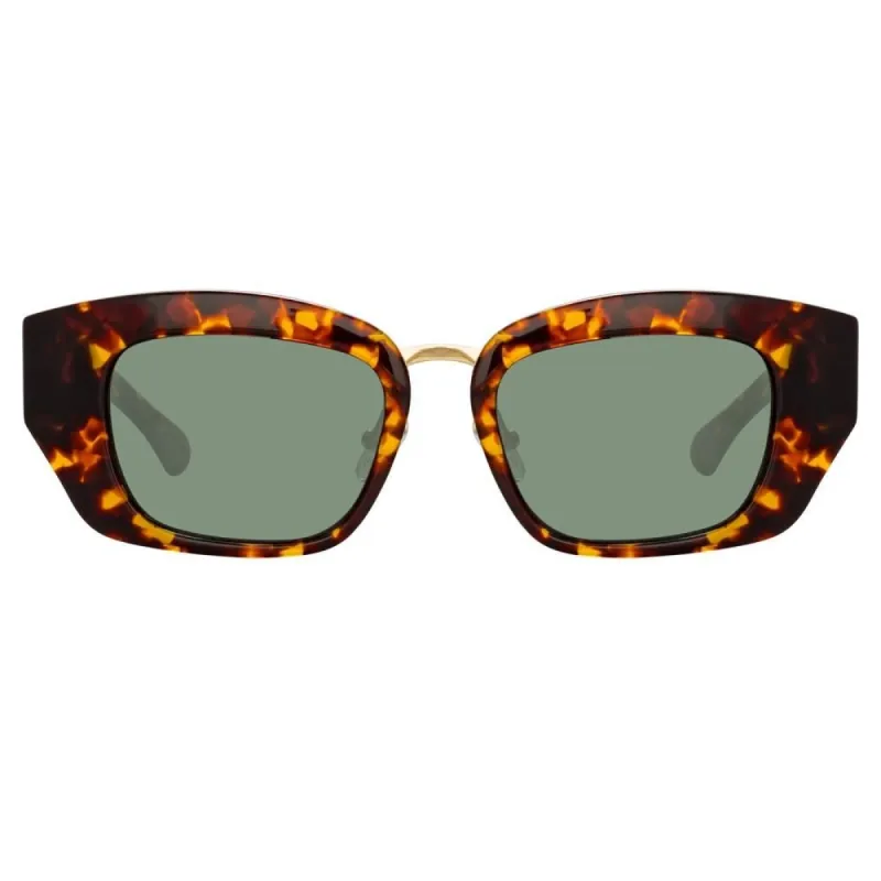 Dries Van Noten 202 Round Sunglasses in Tortoiseshell made by Dries Van Noten