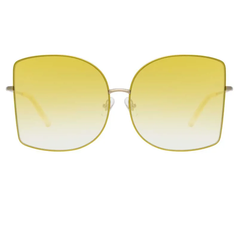 Matthew Williamson Lilac C6 Oversized Sunglasses sold by Linda Farrow
