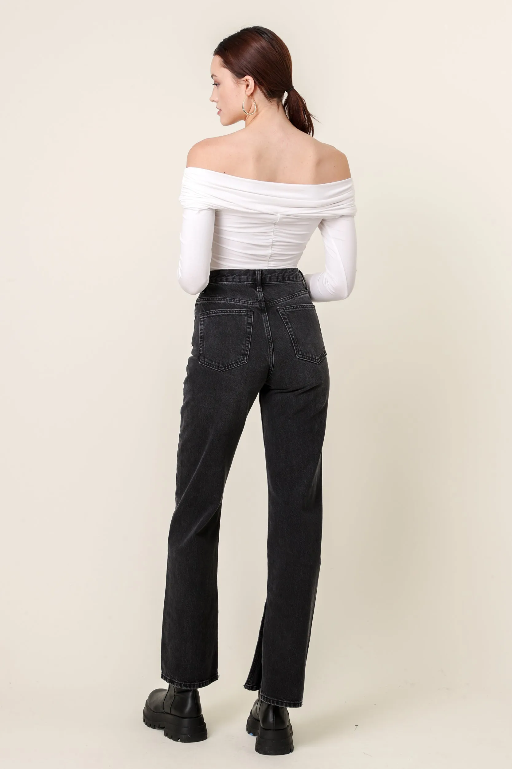 JESSA OFF SHOULDER TOP sold by Line & Dot product image thumbnail 4