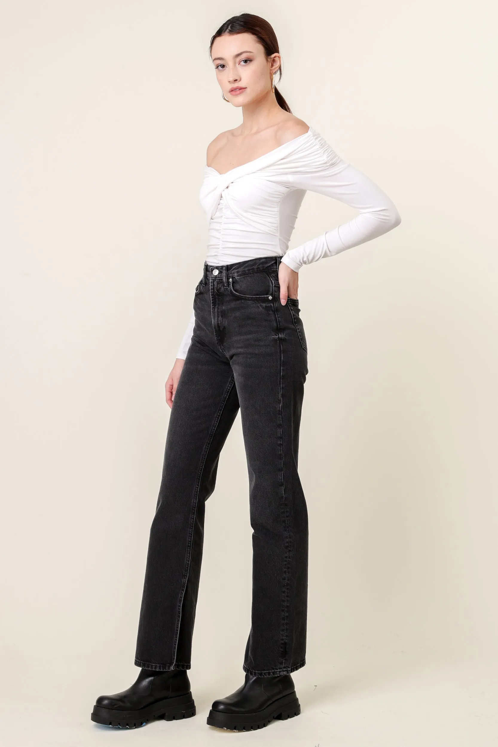 JESSA OFF SHOULDER TOP sold by Line & Dot product image thumbnail 2