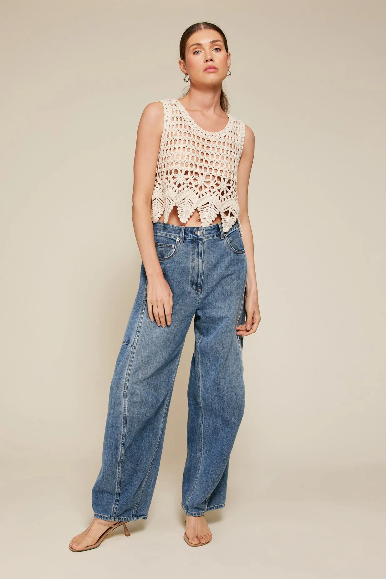KATO CROCHET TOP sold by Line & Dot product image thumbnail 2