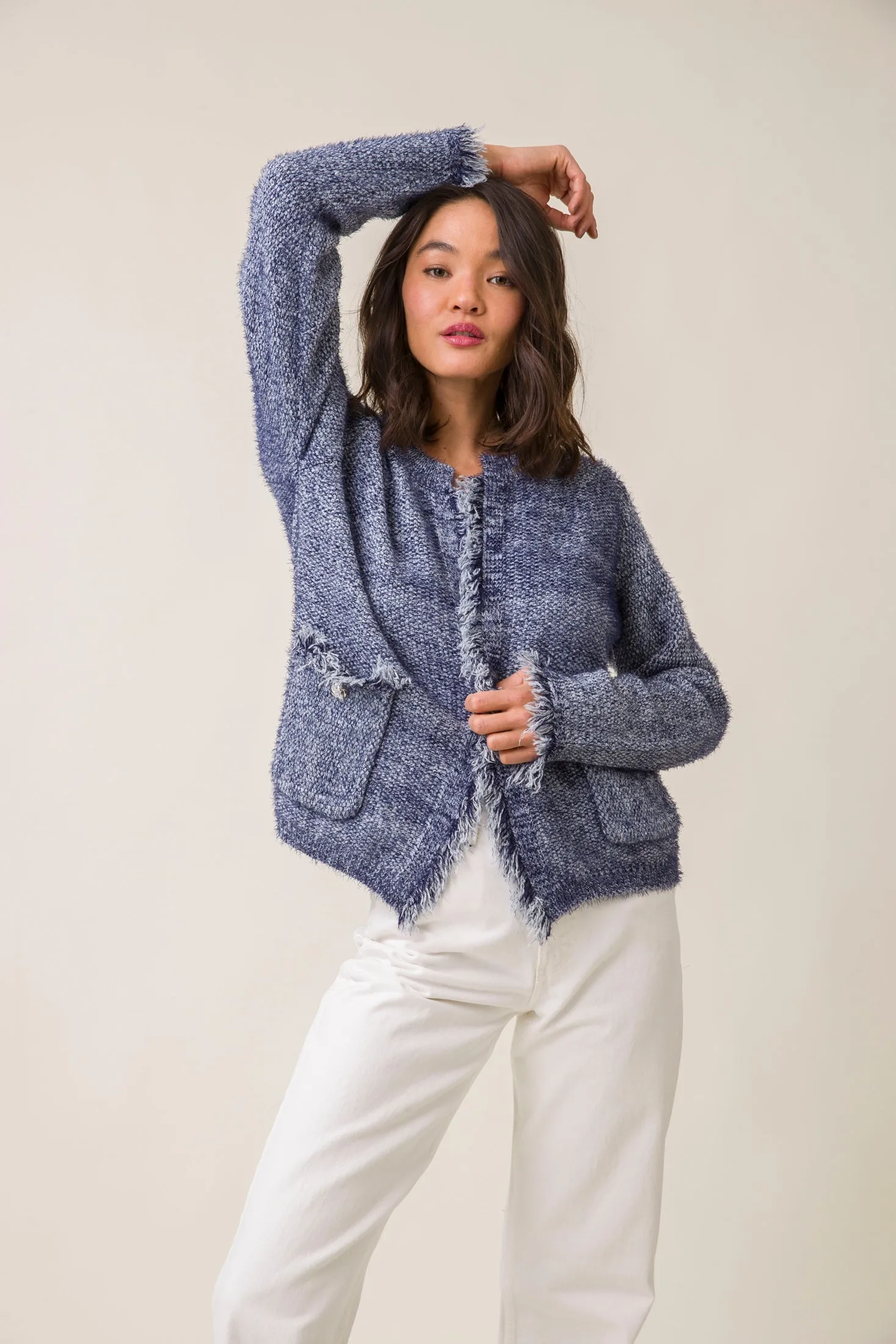 BONNY FRINGE CARDIGAN sold by Line & Dot product image thumbnail 3