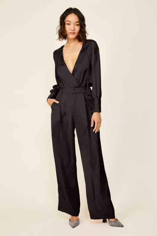 Miki Bodysuit ( Black) sold by Line & Dot