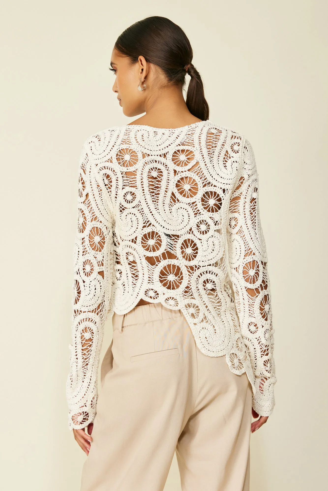 BAJA CROCHET TOP sold by Line & Dot product image thumbnail 4