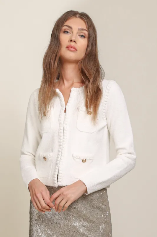 COREY SWEATER IVORY made by Line & Dot