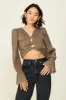 Jordie Long Sleeve Blouse sold by Line & Dot