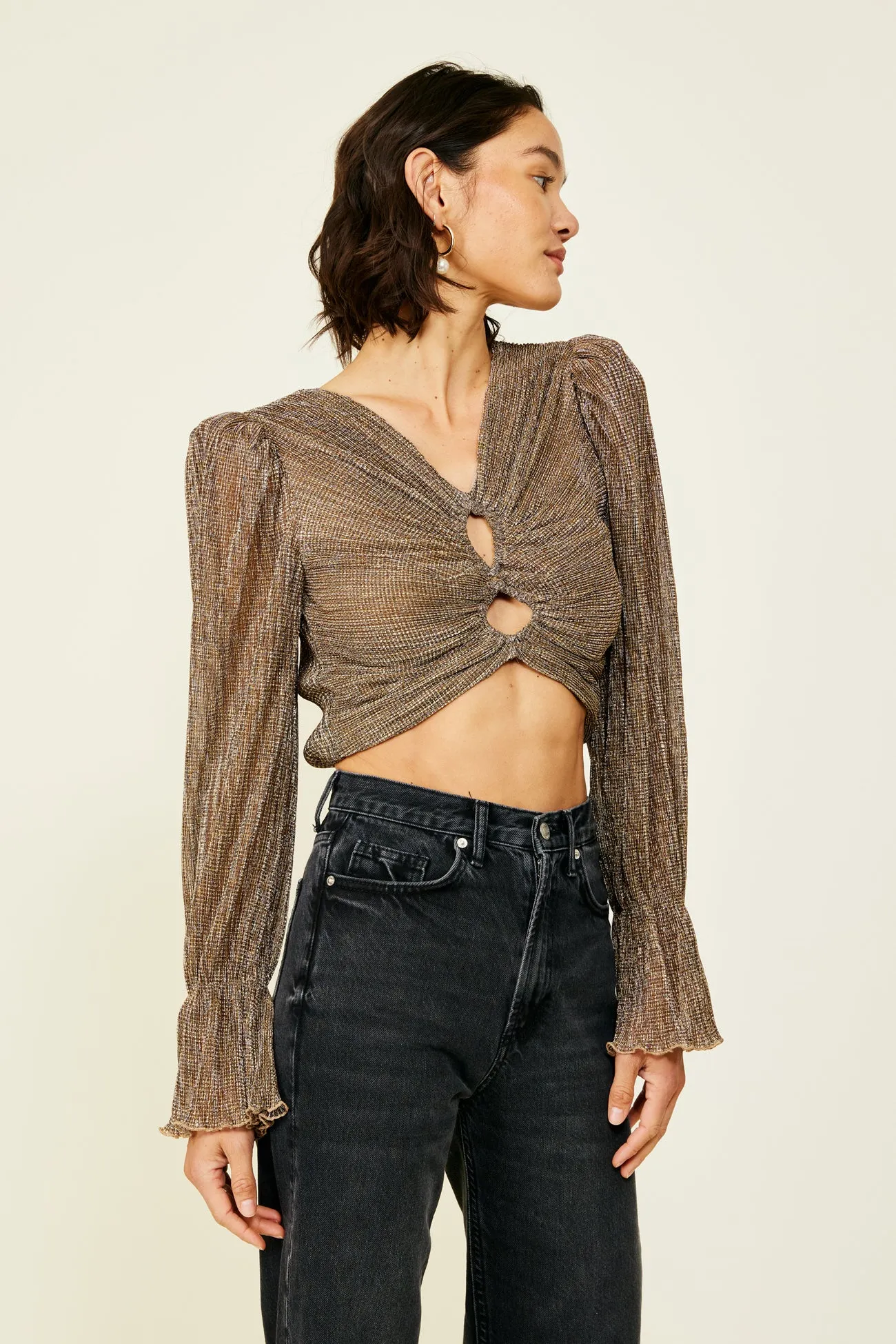 Jordie Long Sleeve Blouse sold by Line & Dot product image thumbnail 3