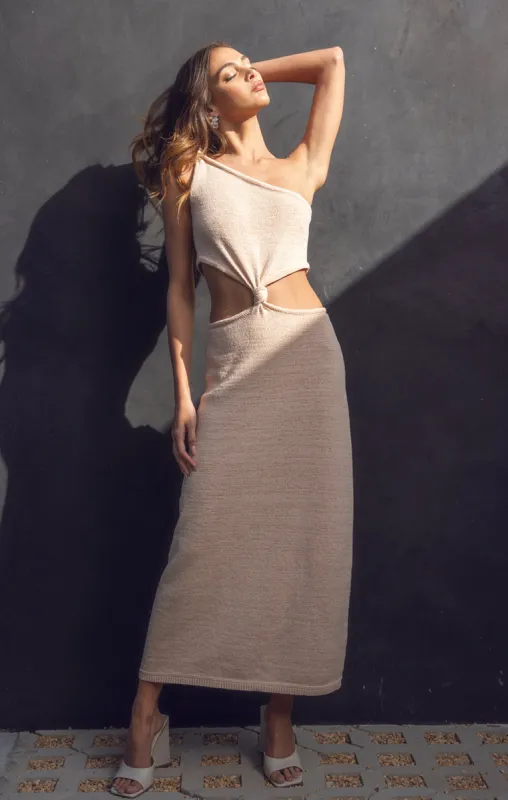 ELLE MIDI CUT OUT DRESS sold by Line & Dot