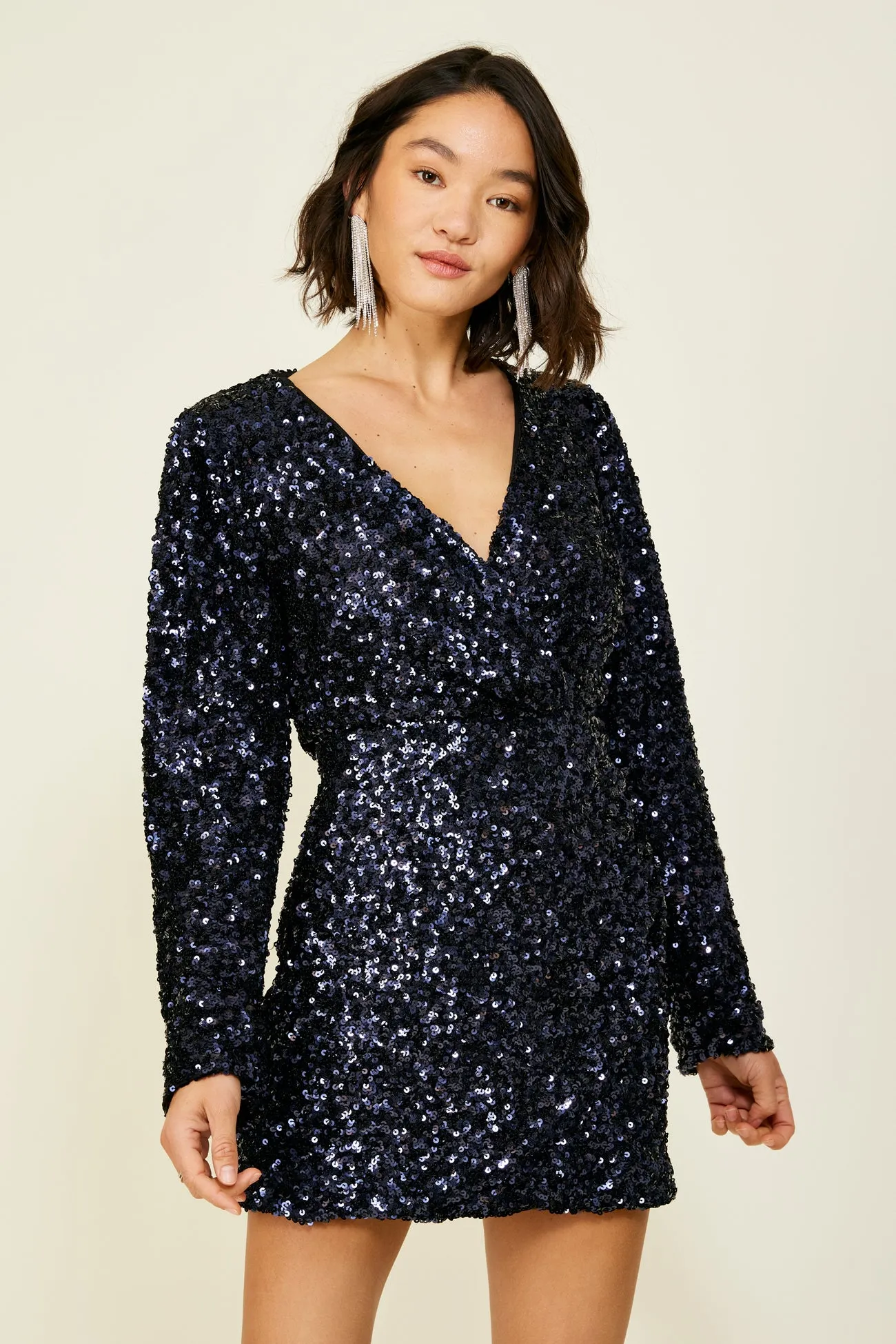 Midnight Mini Dress sold by Line & Dot