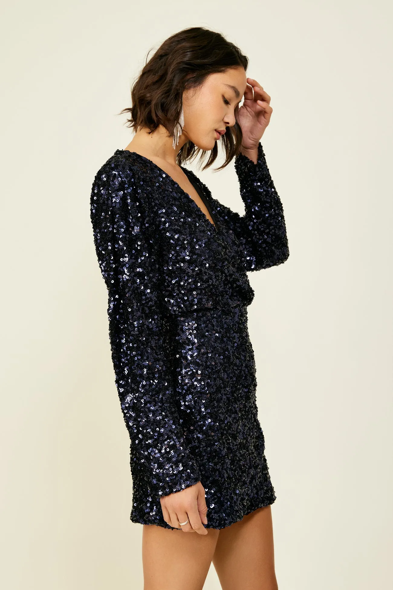 Midnight Mini Dress sold by Line & Dot product image thumbnail 3