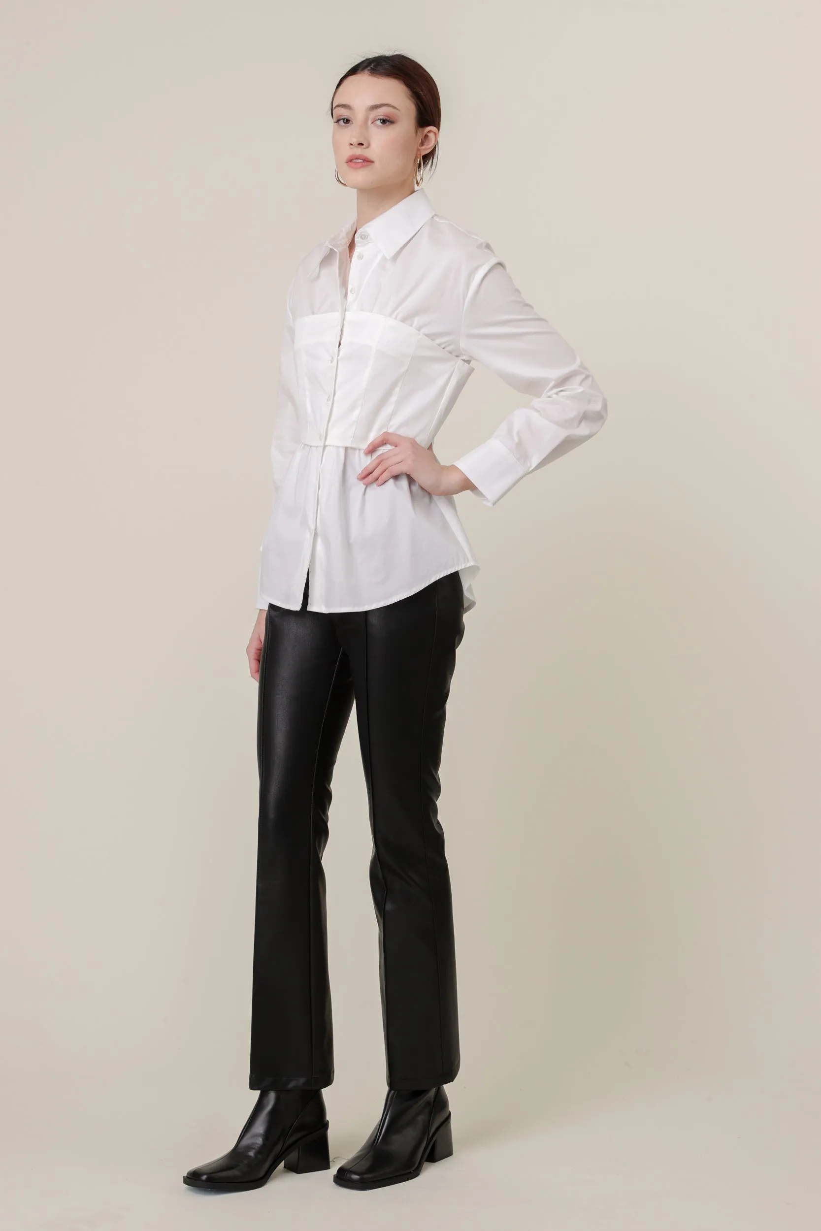 RENE POPLIN TOP sold by Line & Dot product image thumbnail 2