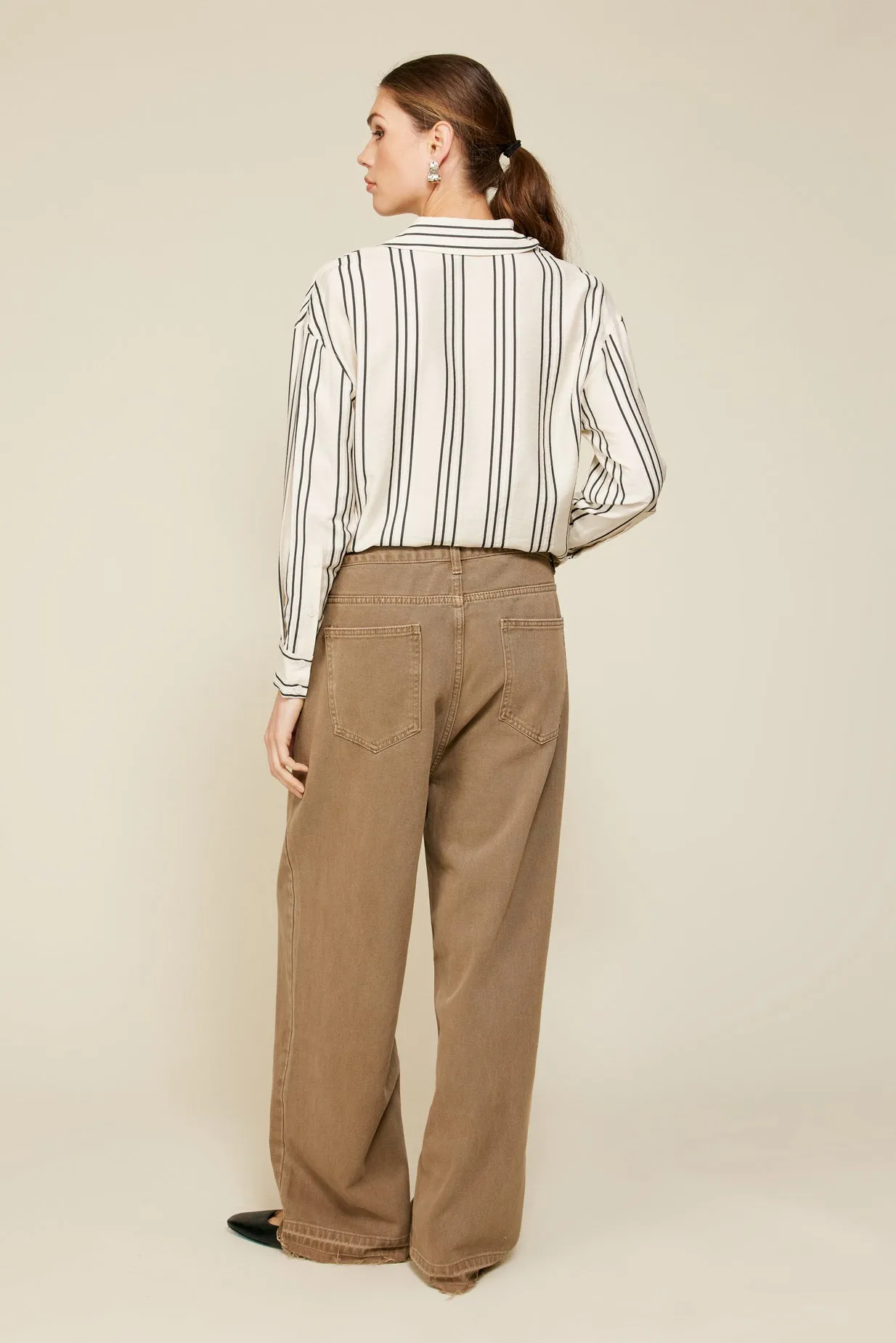 FREDDIE STRIPE BUTTON DOWN sold by Line & Dot product image thumbnail 5
