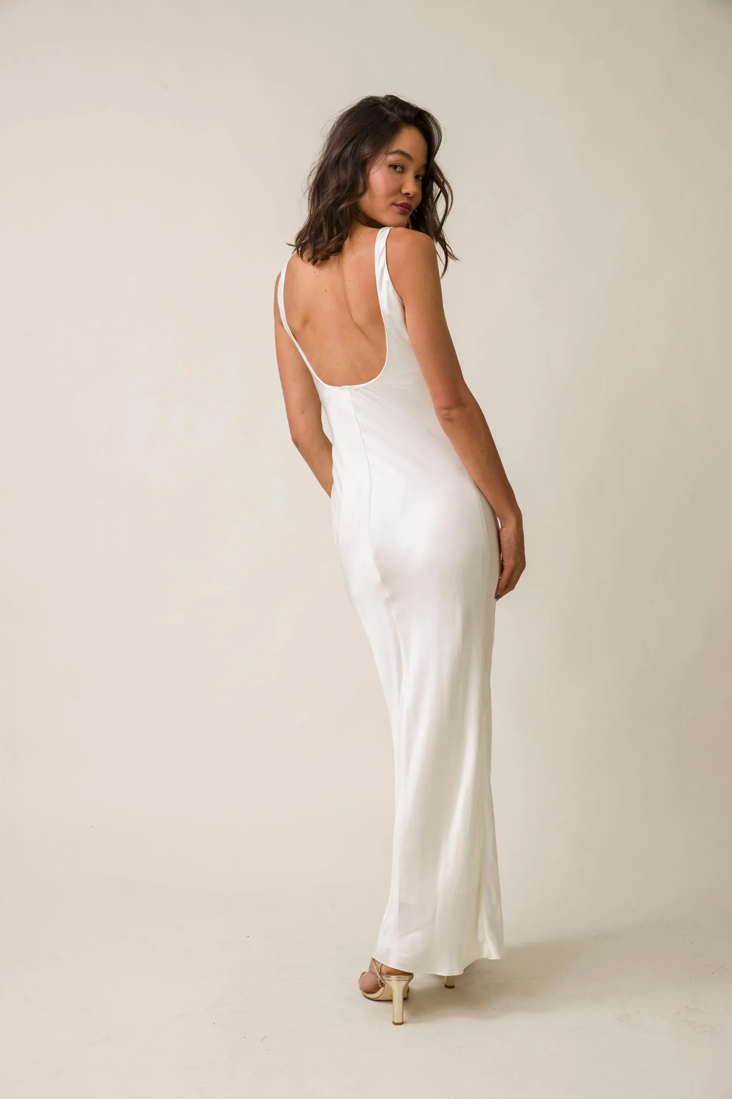 ADELYN DRESS IVORY sold by Line & Dot product image thumbnail 4