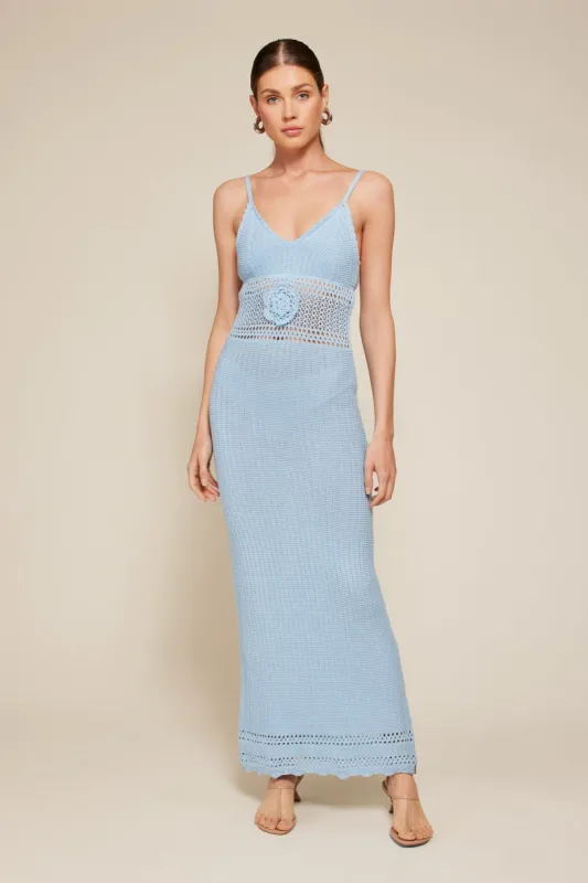 AURA ROSETTE DRESS sold by Line & Dot