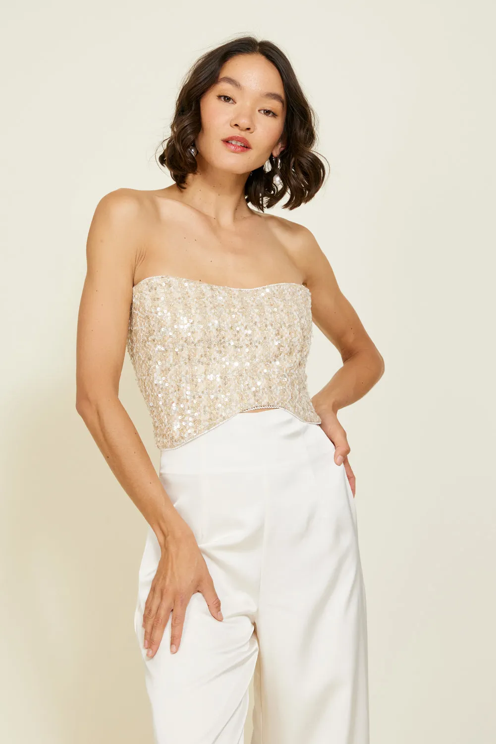 PEARL TOP sold by Line & Dot product image thumbnail 3