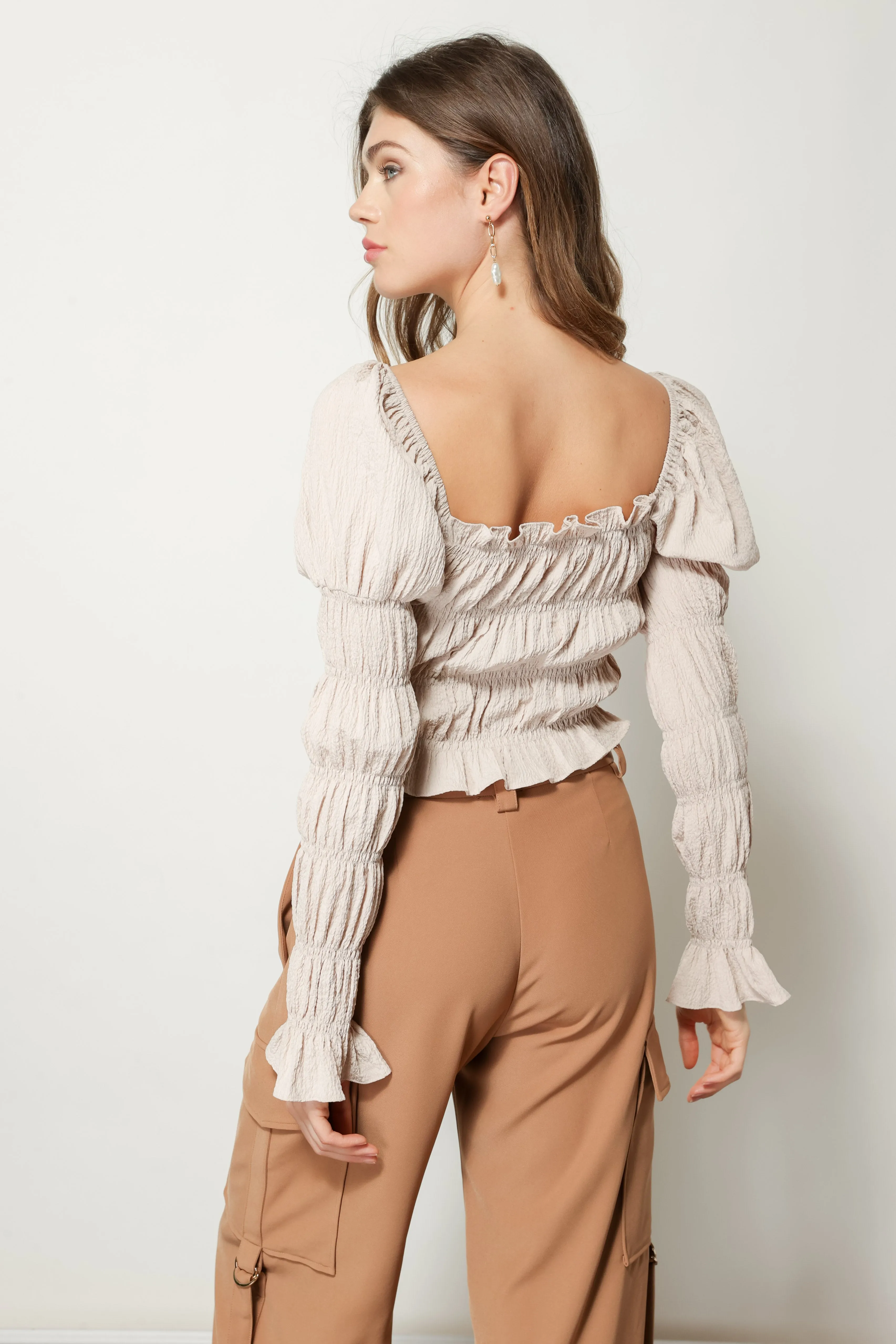PIPPA SMOCKED TOP sold by Line & Dot product image thumbnail 2