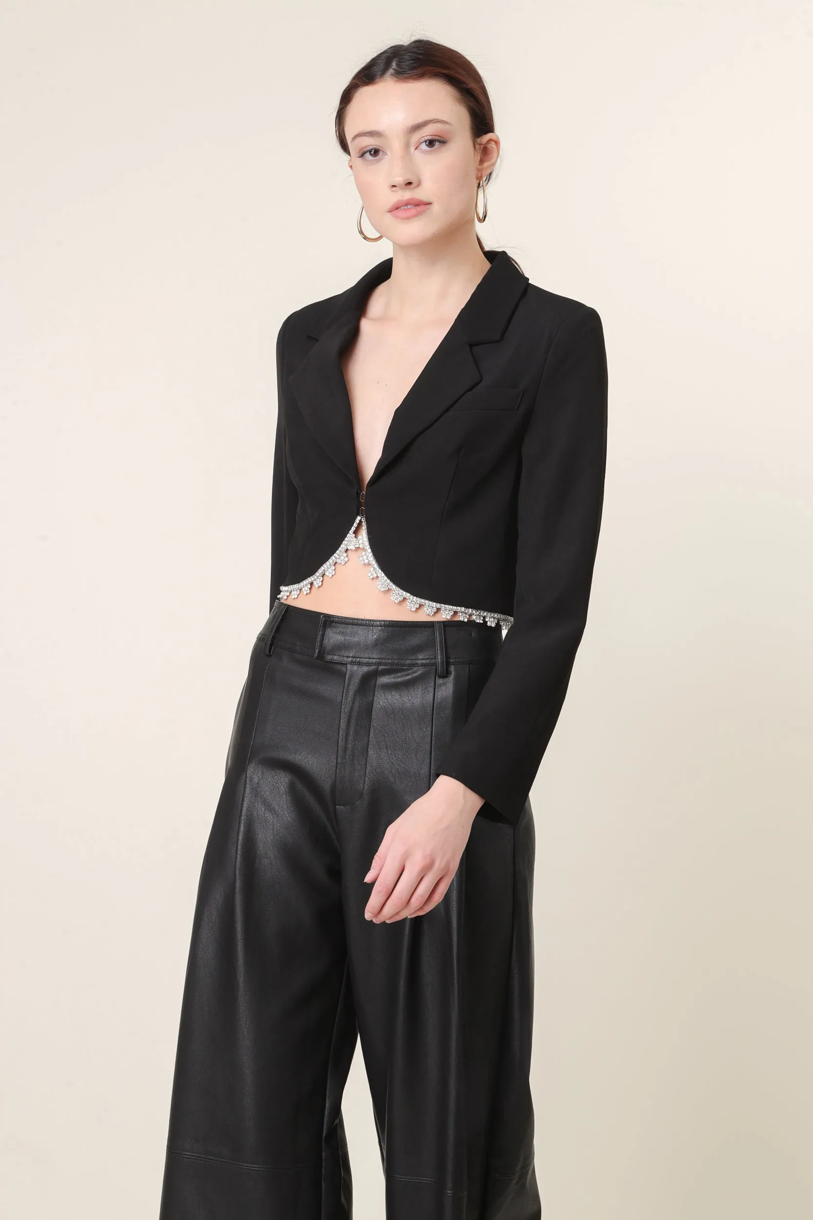 VAUGHN CROPPED BLAZER sold by Line & Dot product image thumbnail 3