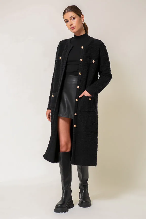 Ivy Cardigan (Black) sold by Line & Dot