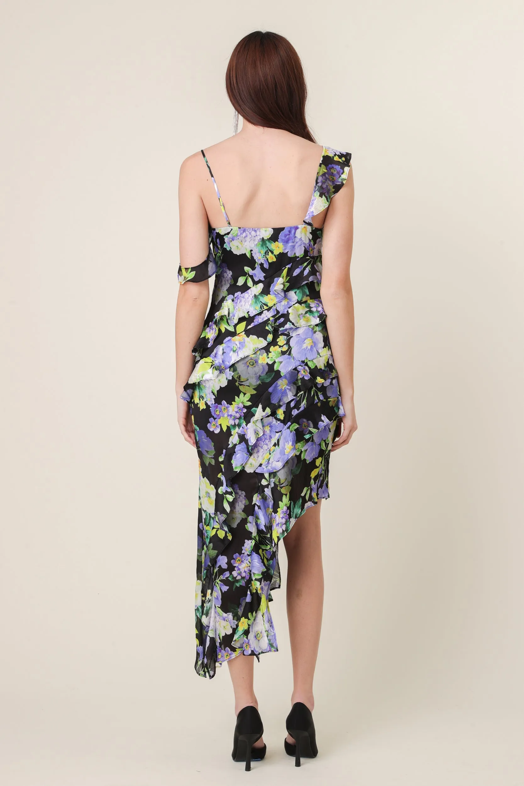 BLOOM ASYMMETRICAL DRESS sold by Line & Dot product image thumbnail 3