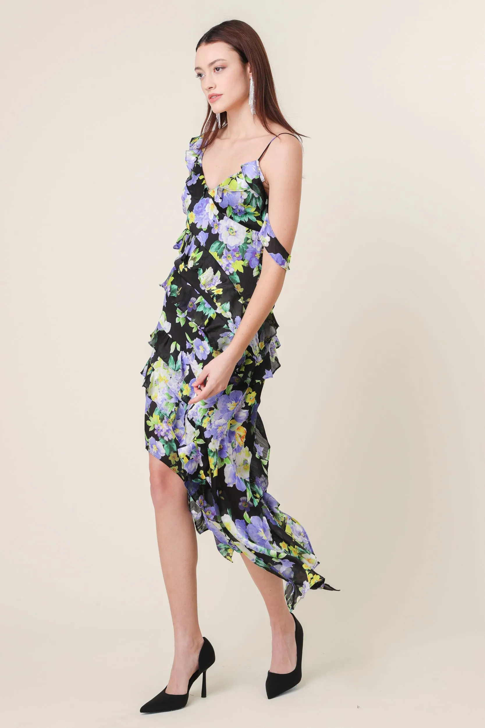 BLOOM ASYMMETRICAL DRESS sold by Line & Dot product image thumbnail 2