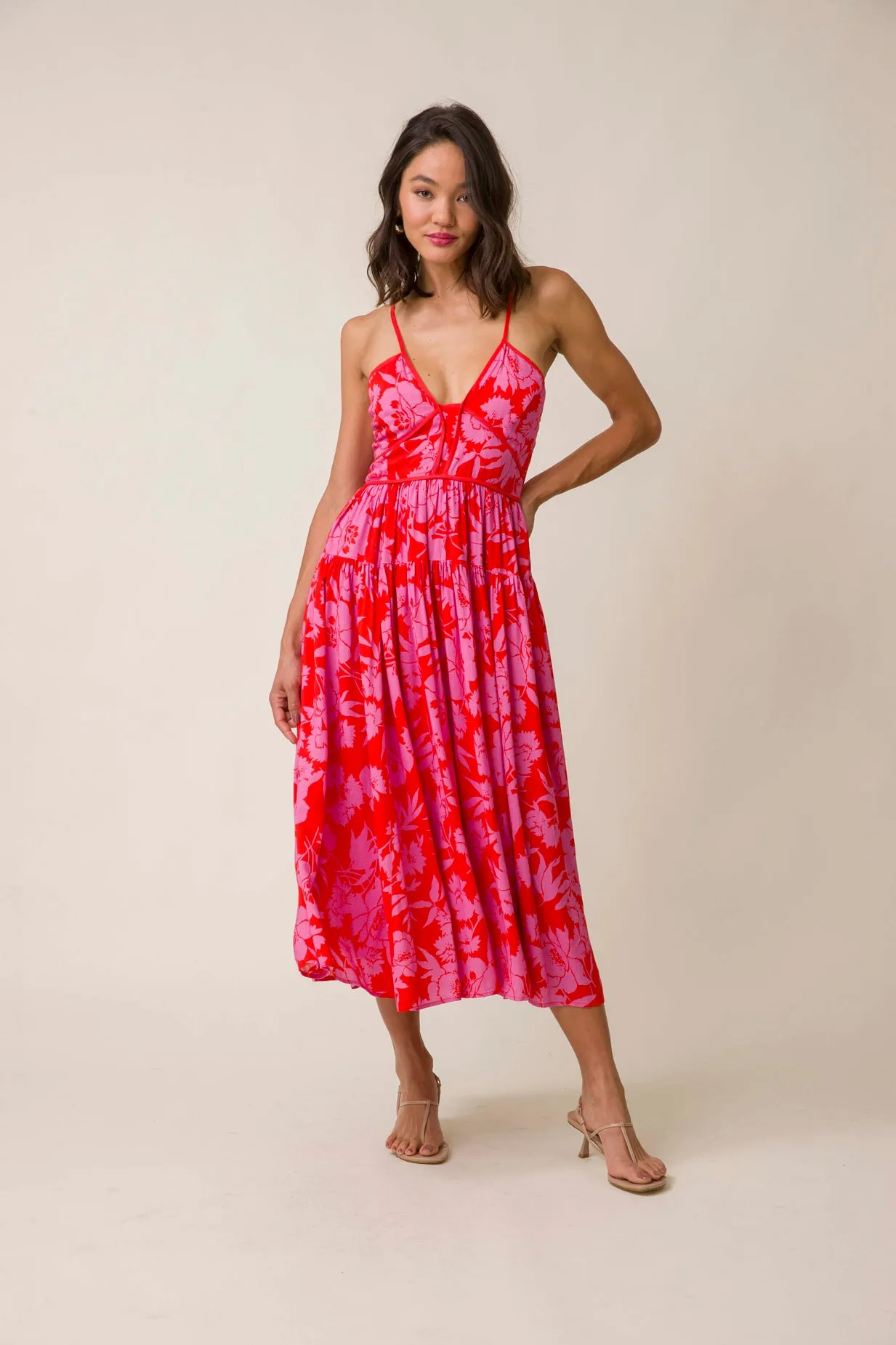 JENNIE MIDI DRESS sold by Line & Dot