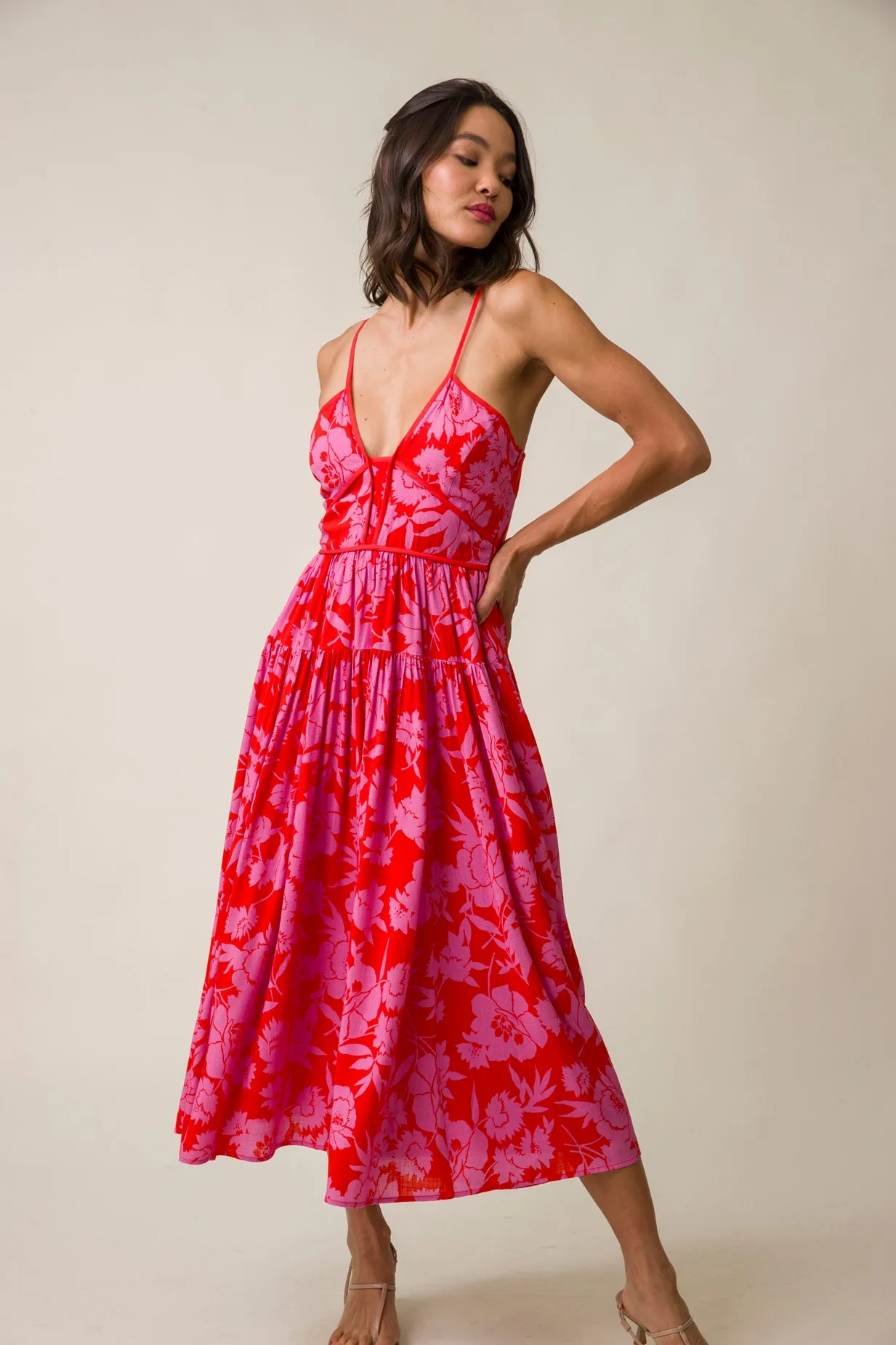 JENNIE MIDI DRESS sold by Line & Dot product image thumbnail 4