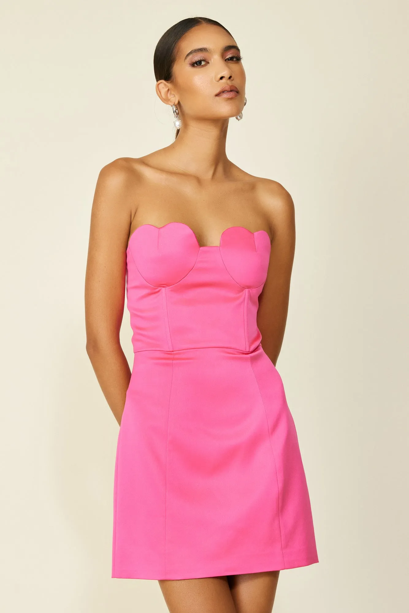 QUEENS OF HEARTS MINI DRESS sold by Line & Dot