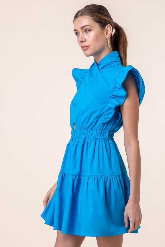 OCEAN MINI DRESS sold by Line & Dot product image thumbnail 3