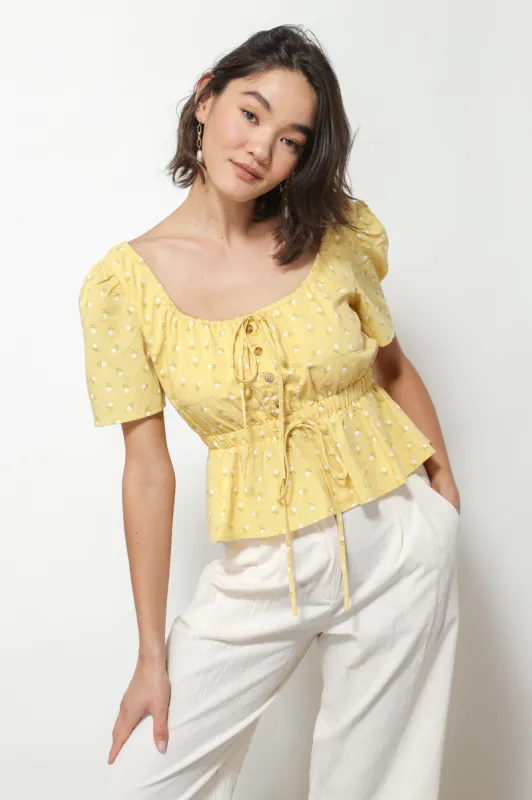 HAILEE FLORAL PRINT TOP made by Line & Dot