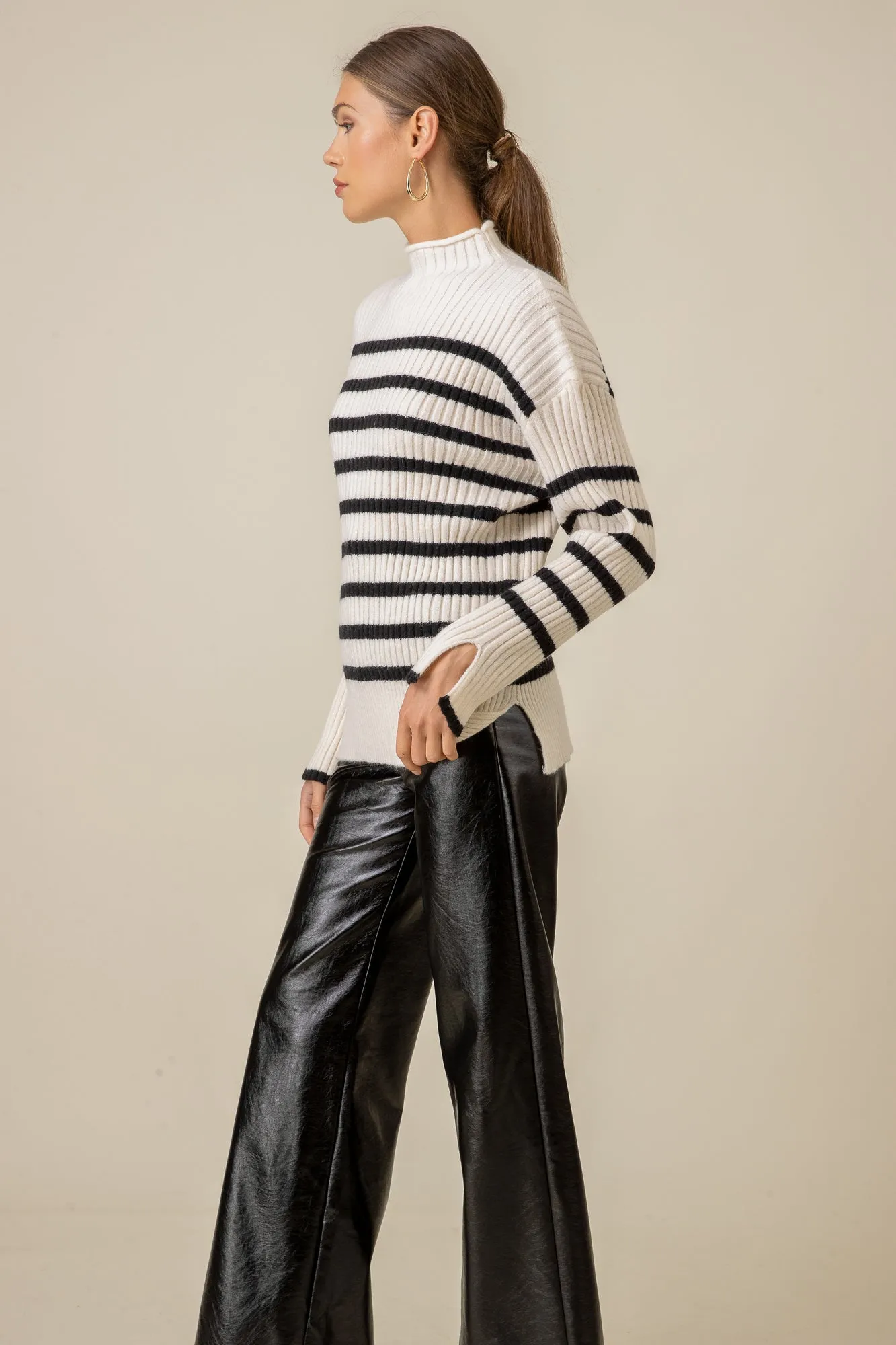 SUNDAY STRIPE SWEATER sold by Line & Dot product image thumbnail 3