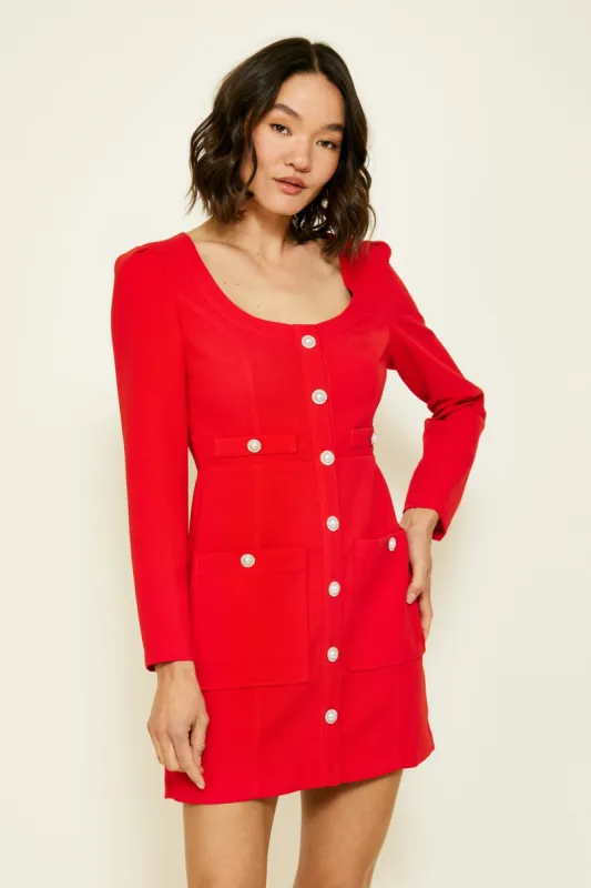 PHILLIPA MINI DRESS sold by Line & Dot